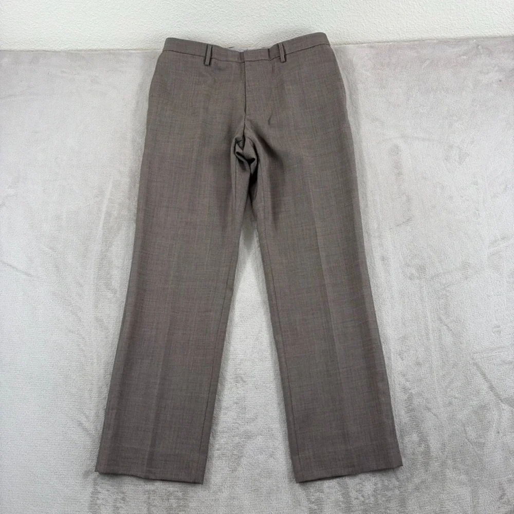 Banana Republic Classic Fit Dress Trousers Pants in Brown 100% Wool Men 34x32‎